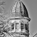South Carolina State Hospital Dome Black And White 3